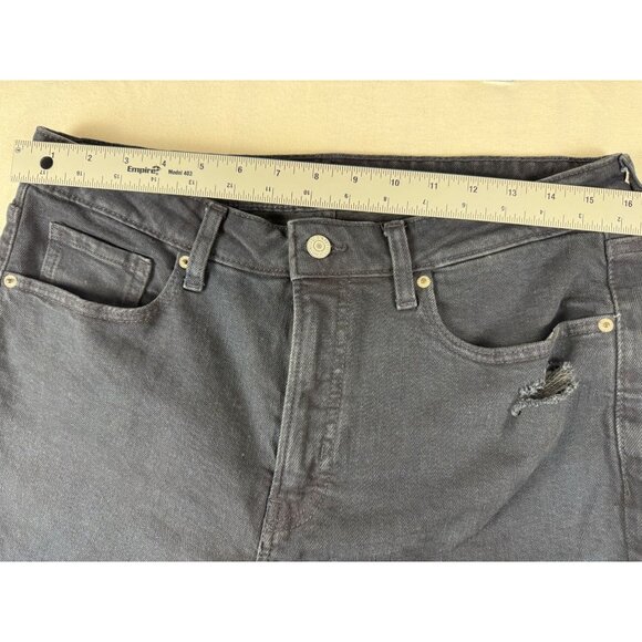 Old Navy Women's O.G. Straight Jeans High Rise Secret-Slim Pockets Blue Size 12 - Picture 7 of 10
